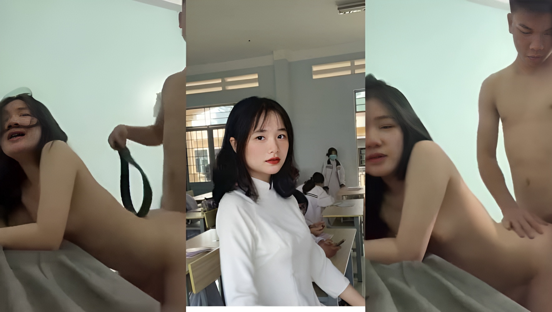 我父母都不在家，然后......